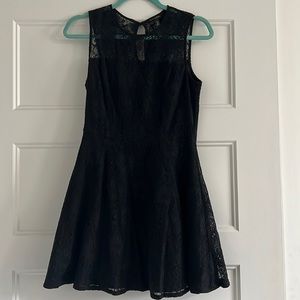 Banana Republic black lace dress